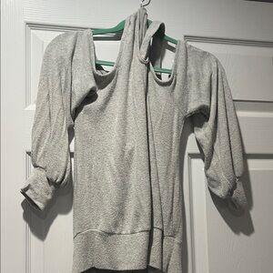 Daytrip Gray Long Sleeve Top